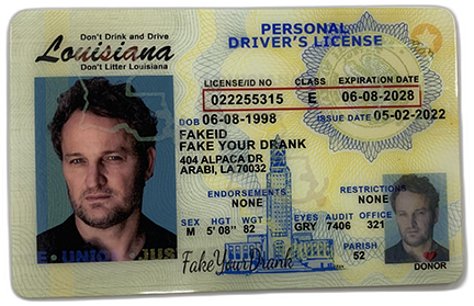 New Louisiana Fake ID - Duplicates Included