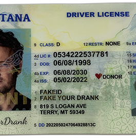 New Montana Fake ID – Duplicates Included