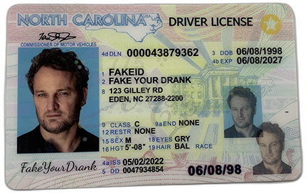 North Carolina Fake ID - Duplicates Included