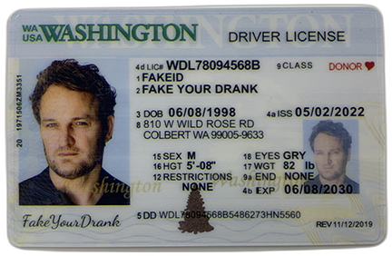 Washington Fake ID - Duplicates Included