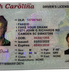 New South Carolina Fake ID – Duplicates Included