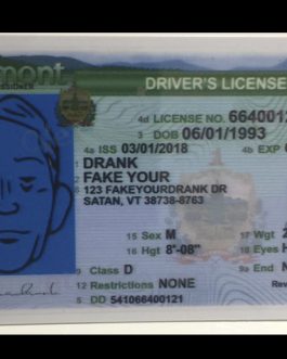 Vermont FAKE ID
