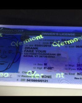 Vermont FAKE ID
