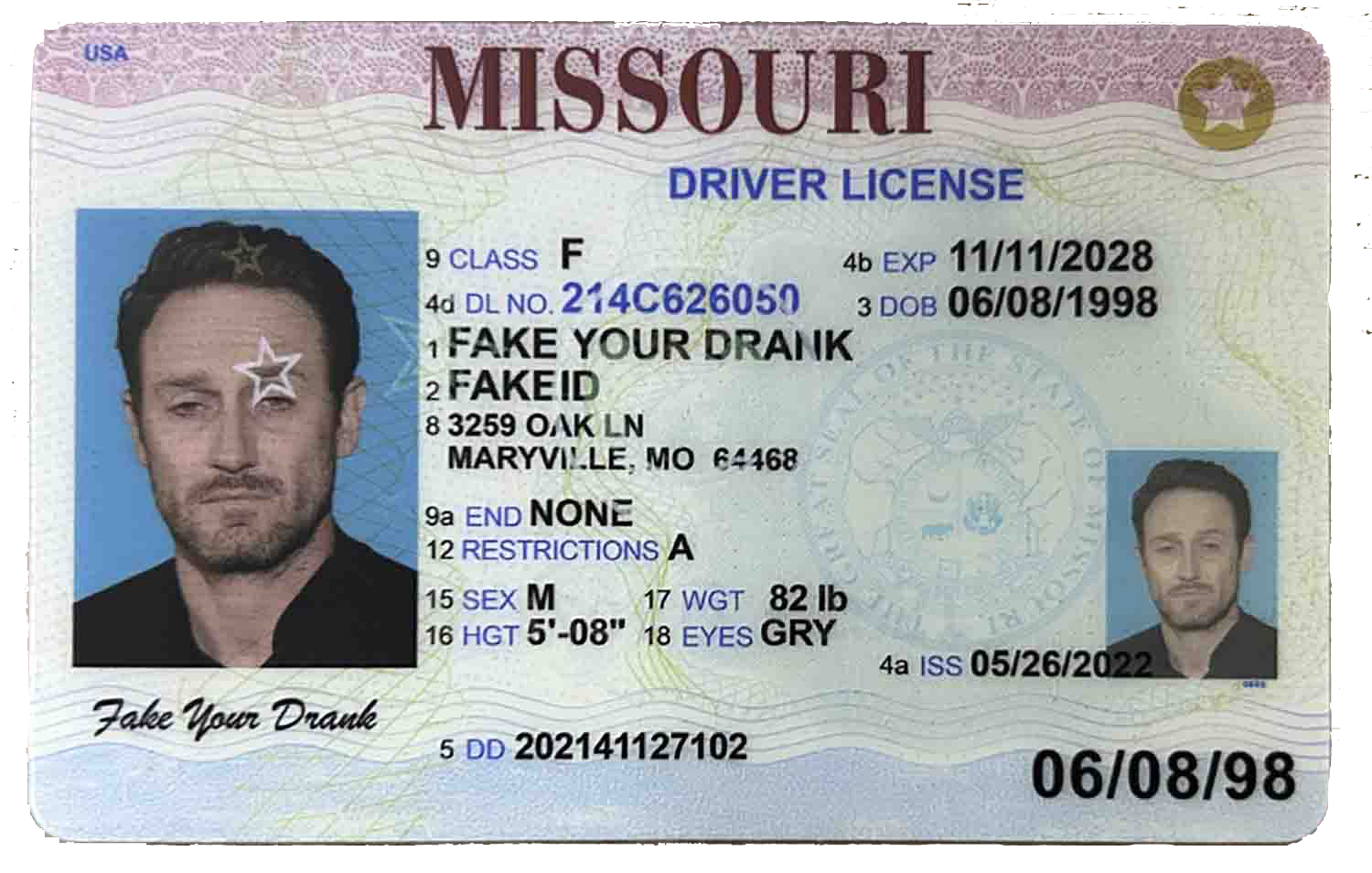 New Missouri Fake ID - Duplicates Included