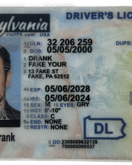 [New] Pennsylvania Fake ID – Duplicates Included